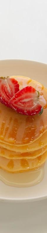 Jiggly Soufflé Pancakes with Honey & Berries