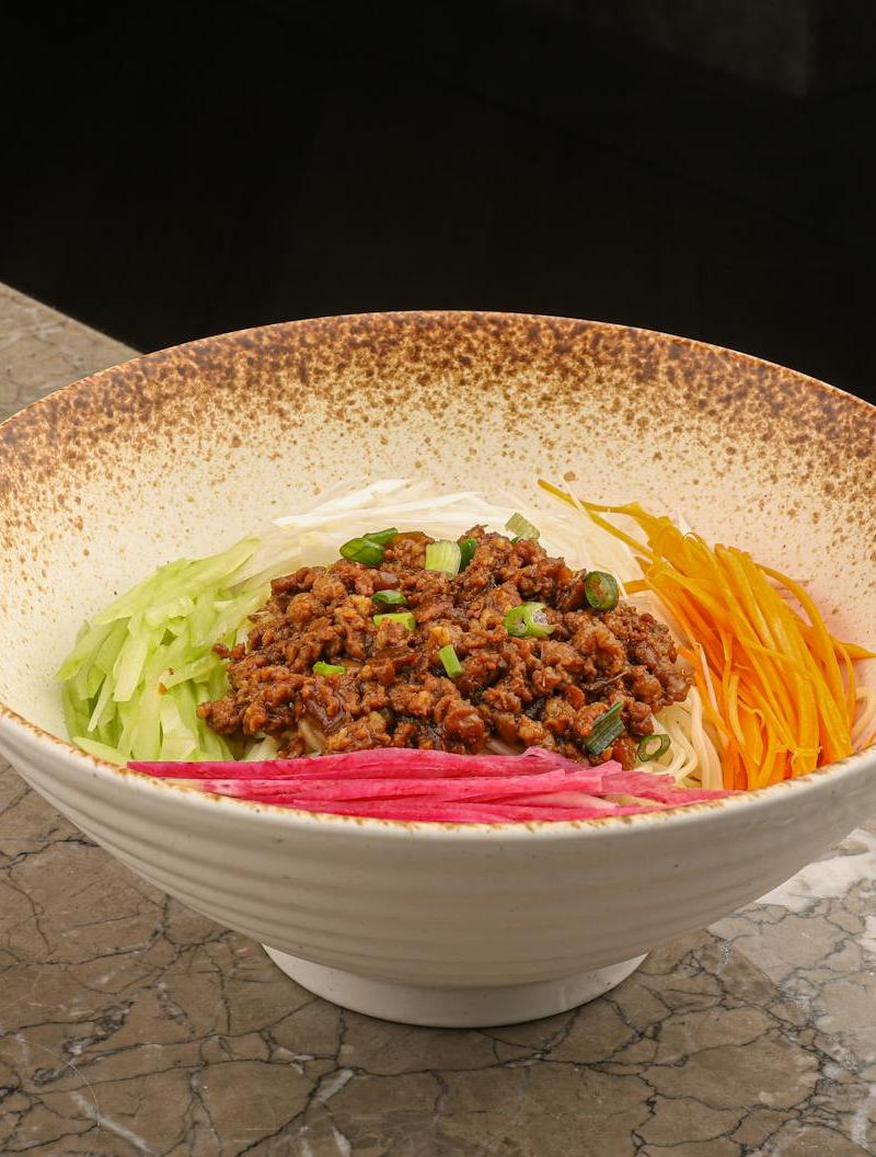 Jjajangmyeon — Black Bean Noodles with Pork