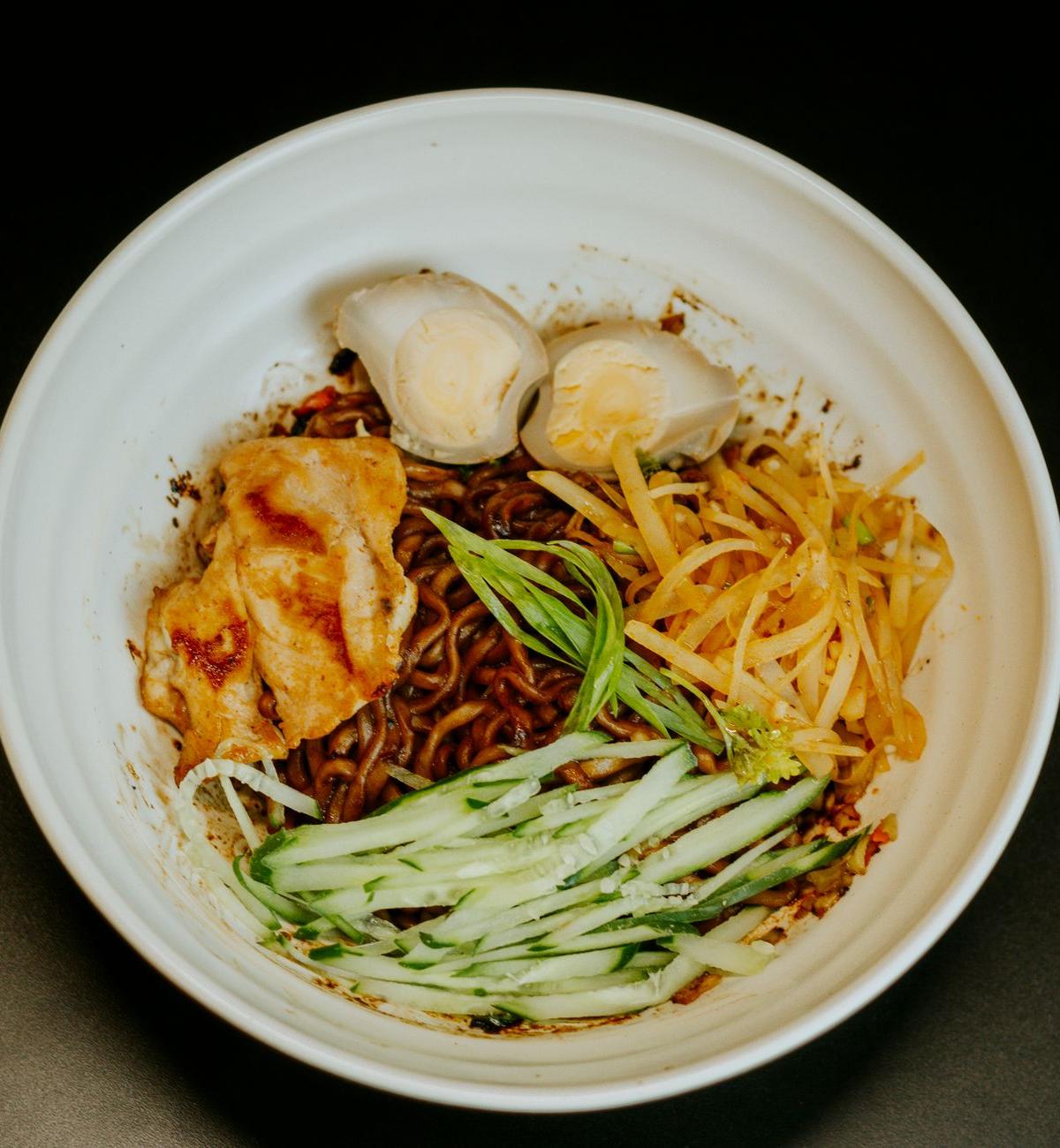 20-Min Jjajangmyeon with Crispy Toppings