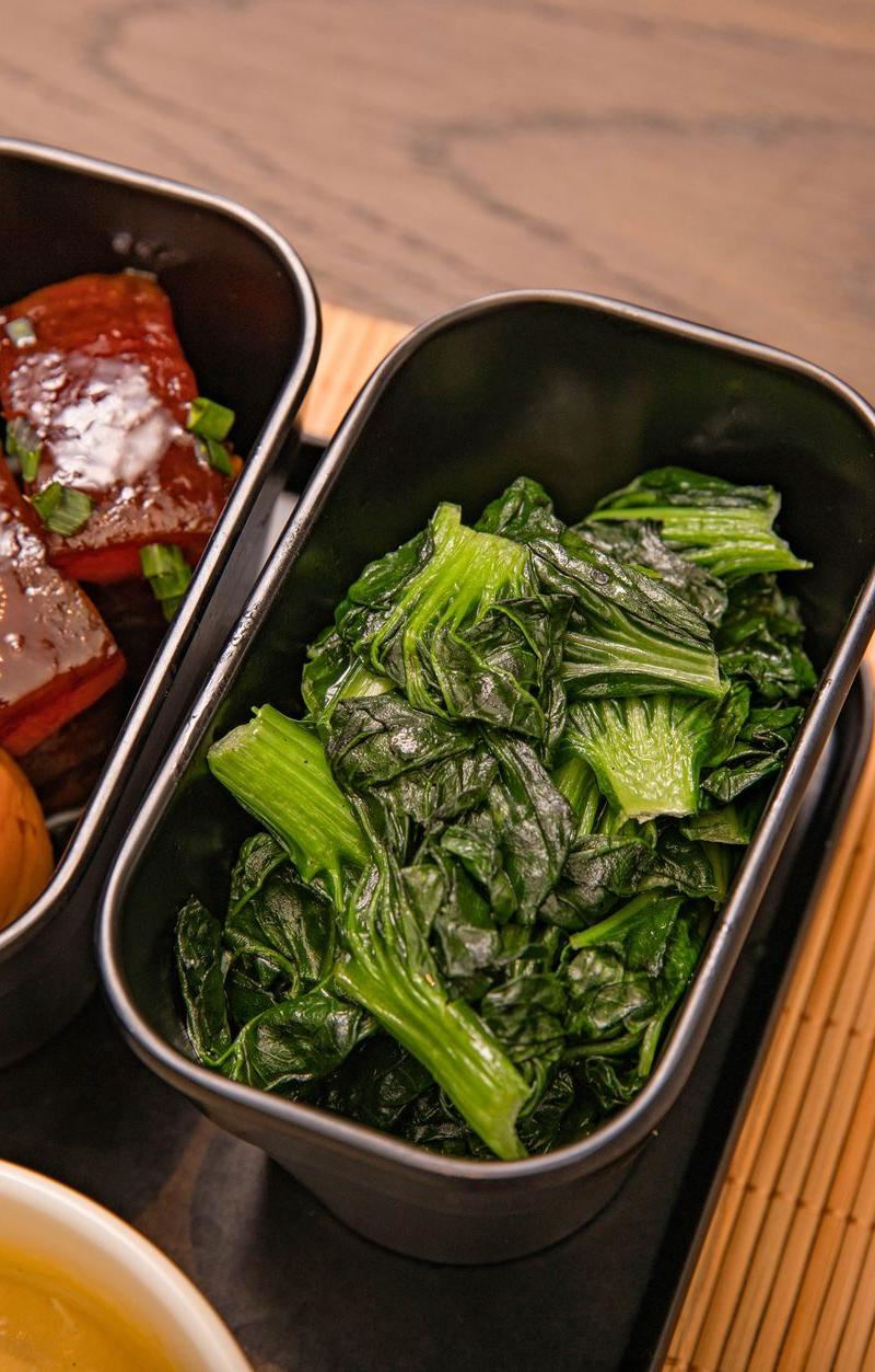 20-Min Kakuni Bowl with Egg & Greens
