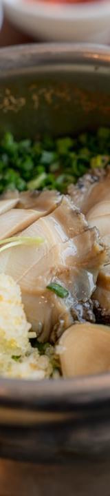 Kalguksu with Clams and Shrimp