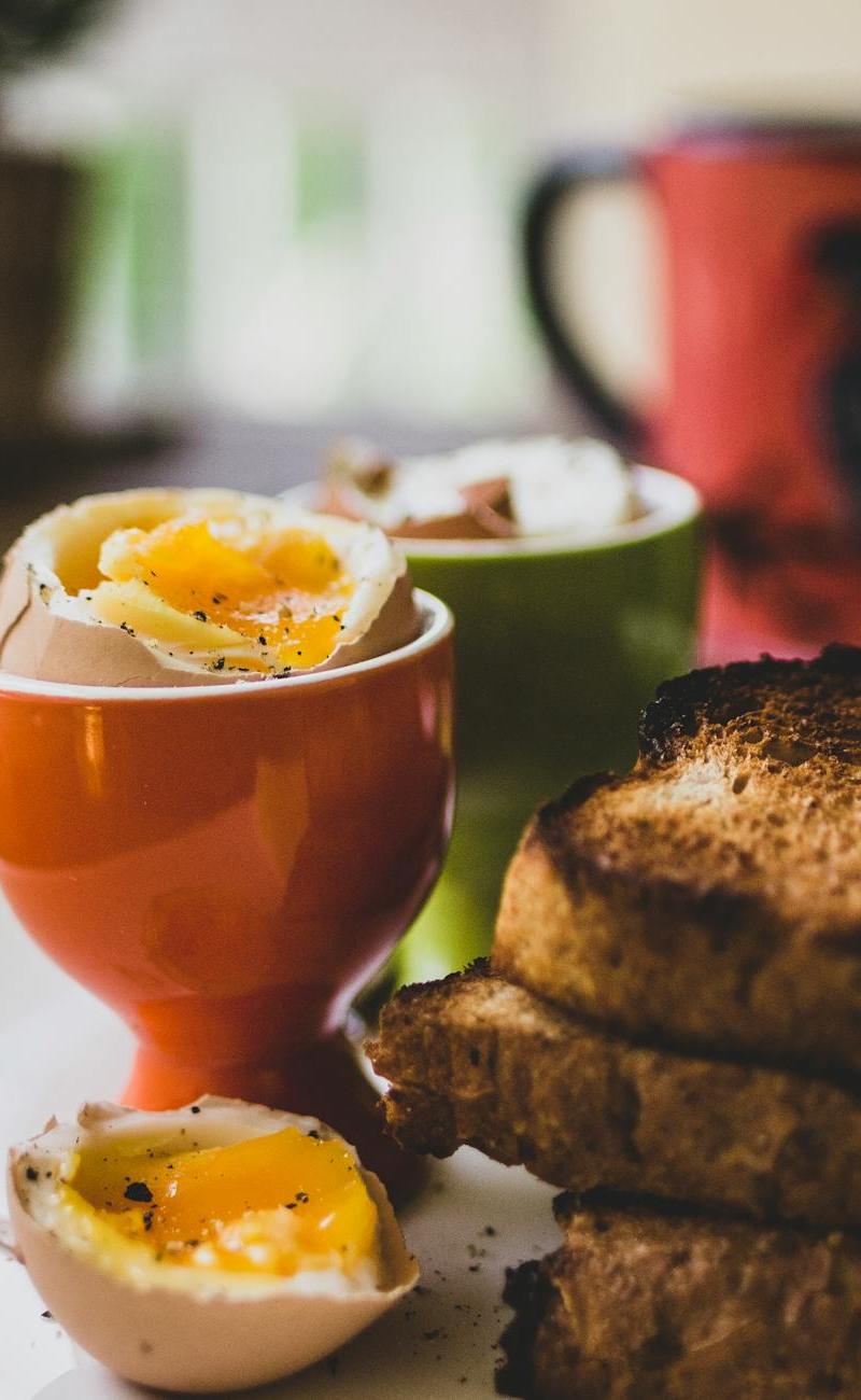 Kaya Toast with Soft Boiled Eggs