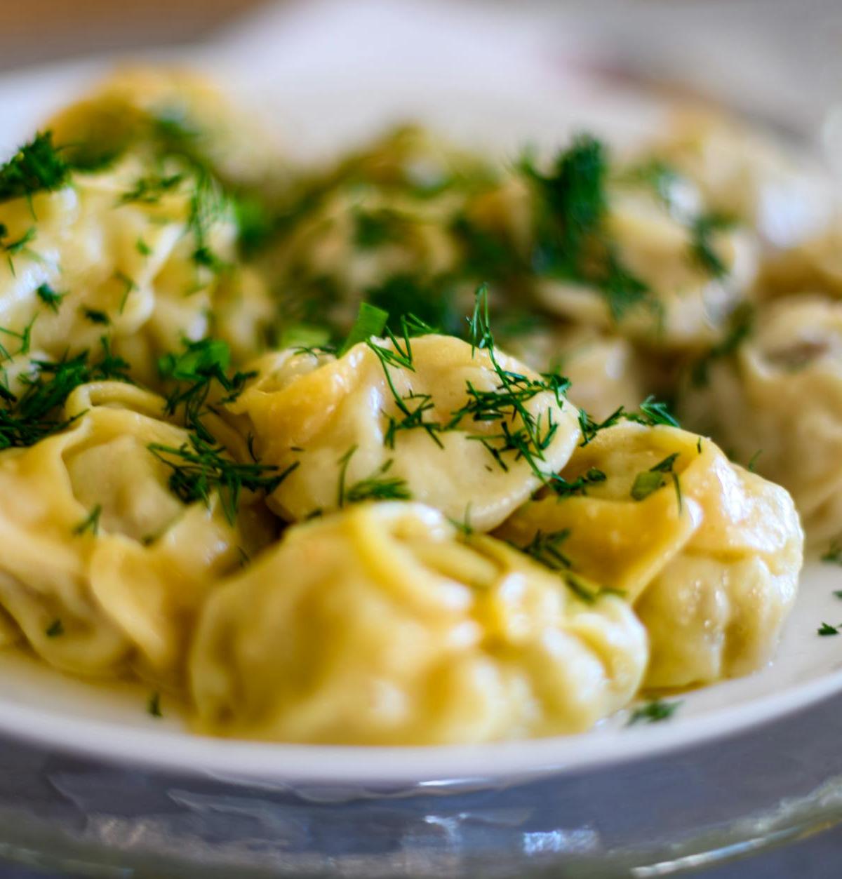 Turkish Lamb Pasta with Yogurt Sauce