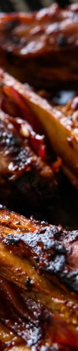KC Rib Tips with Charred Glaze