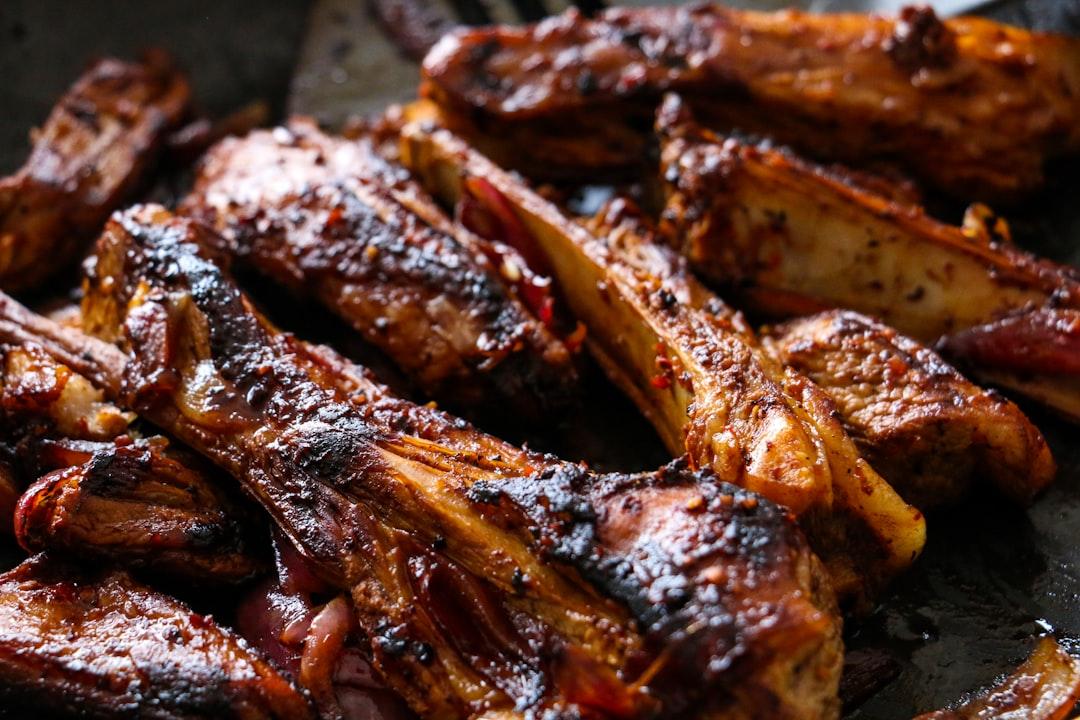 KC Rib Tips with Charred Glaze
