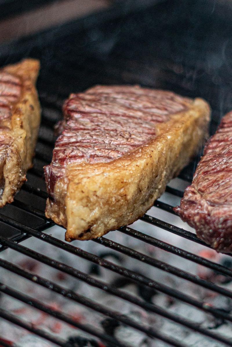 Pan-Seared KC Strip with Garlic Butter