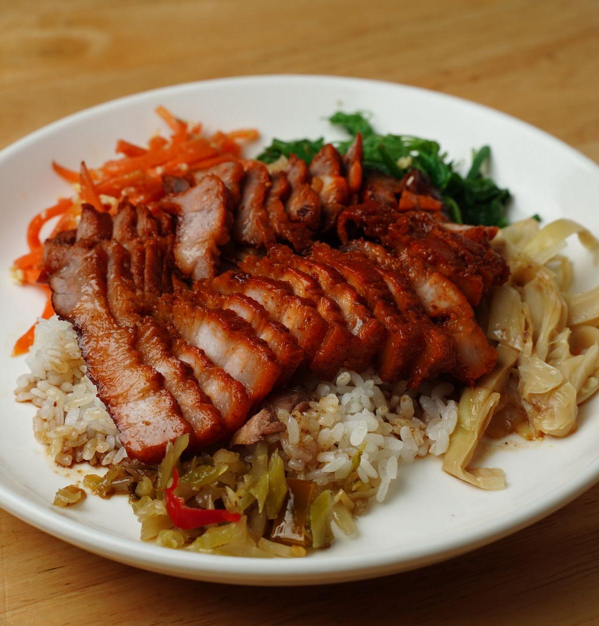Khao Moo Daeng — Thai Red Pork & Rice Bowl