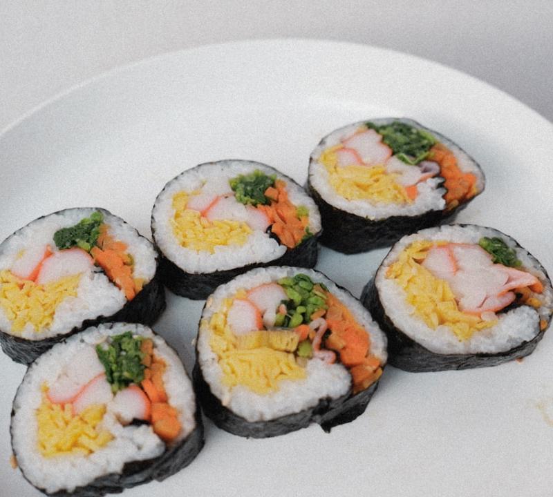 20-Min Kimbap — Korean Seaweed Rice Rolls