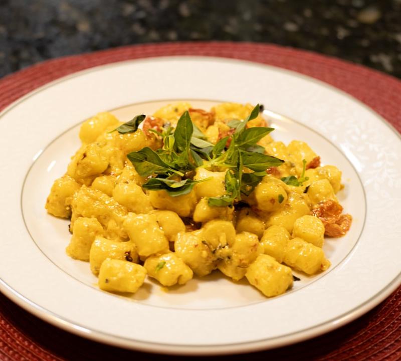 Kopytka with Caramelized Onions and Sage