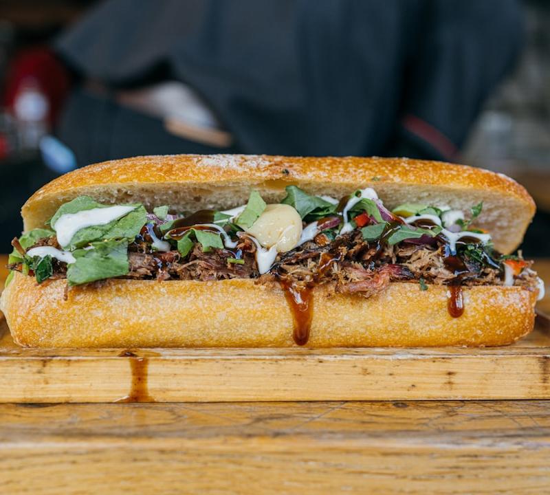 Korean BBQ Beef Sandwich