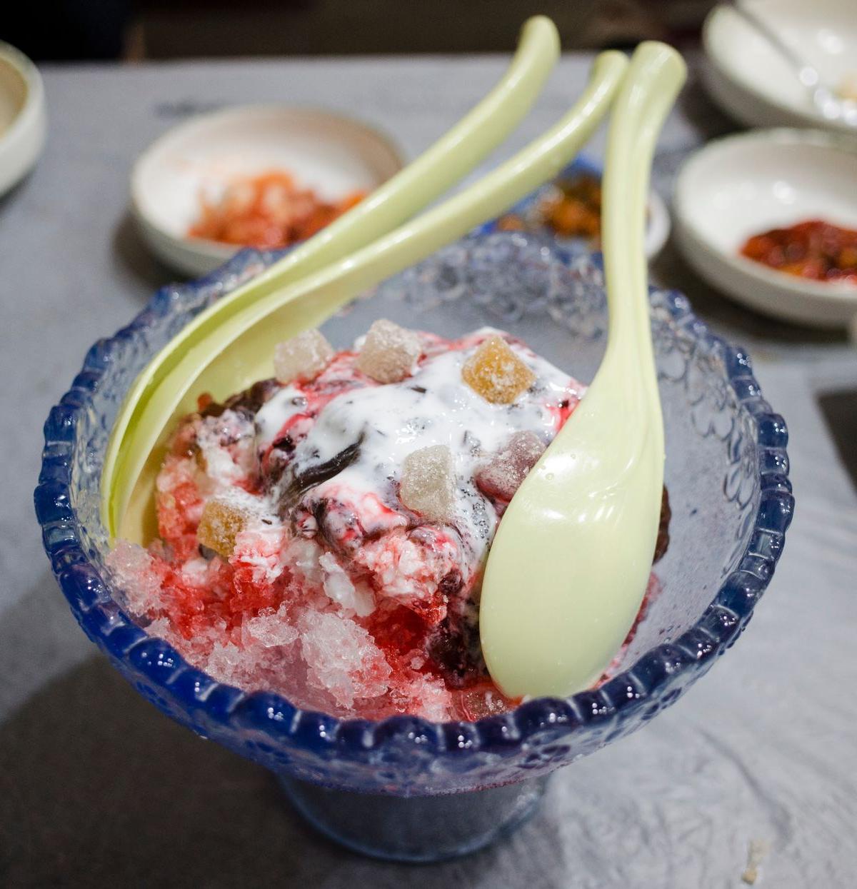 Korean Bingsu with Red Beans