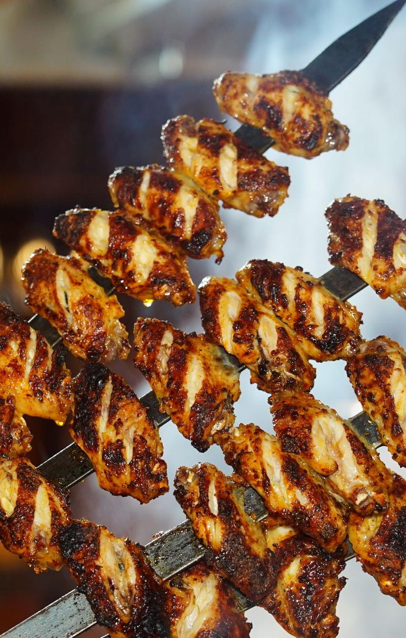 Korean Chicken Skewers (Dak Kkochi)