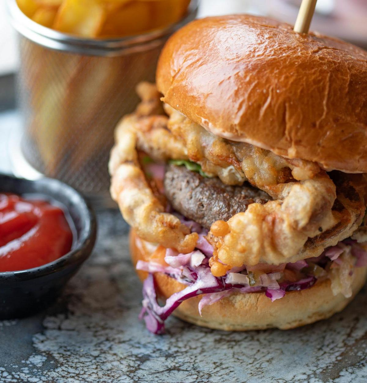 Korean Fried Chicken Burger