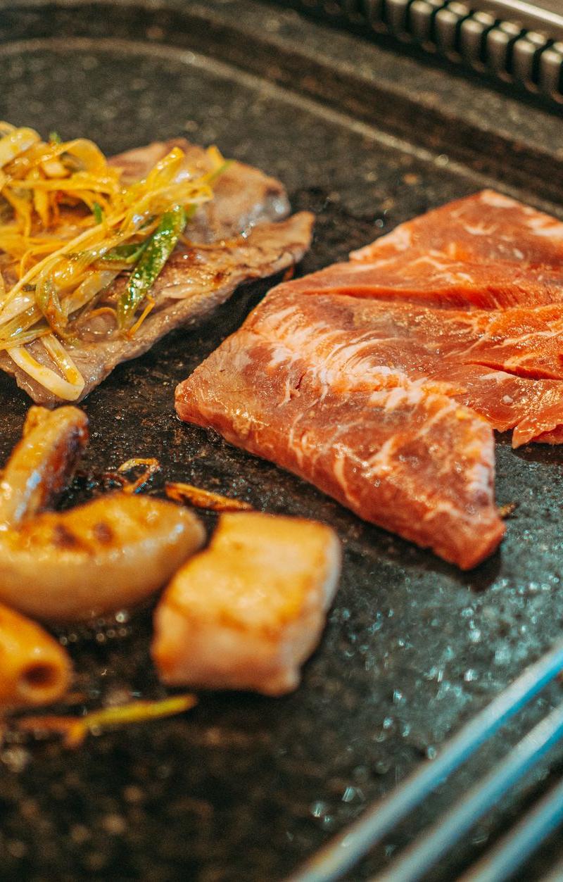 Korean Grilled Beef Cubes & Tripe