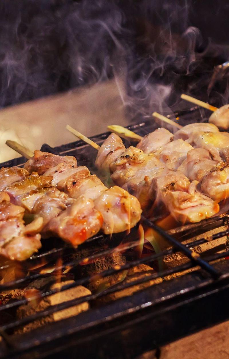 Korean Grilled Chicken Skewers (Dak Kkochi)