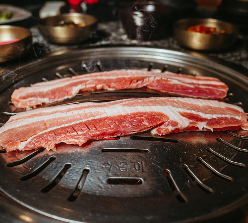 Korean Grilled Pork Belly (Samgyeopsal)