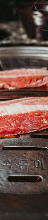 Korean Grilled Pork Belly (Samgyeopsal)