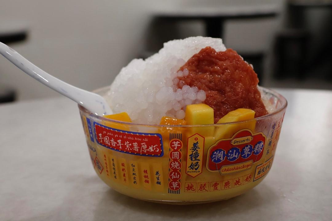 Korean Shaved Ice with Condensed Milk