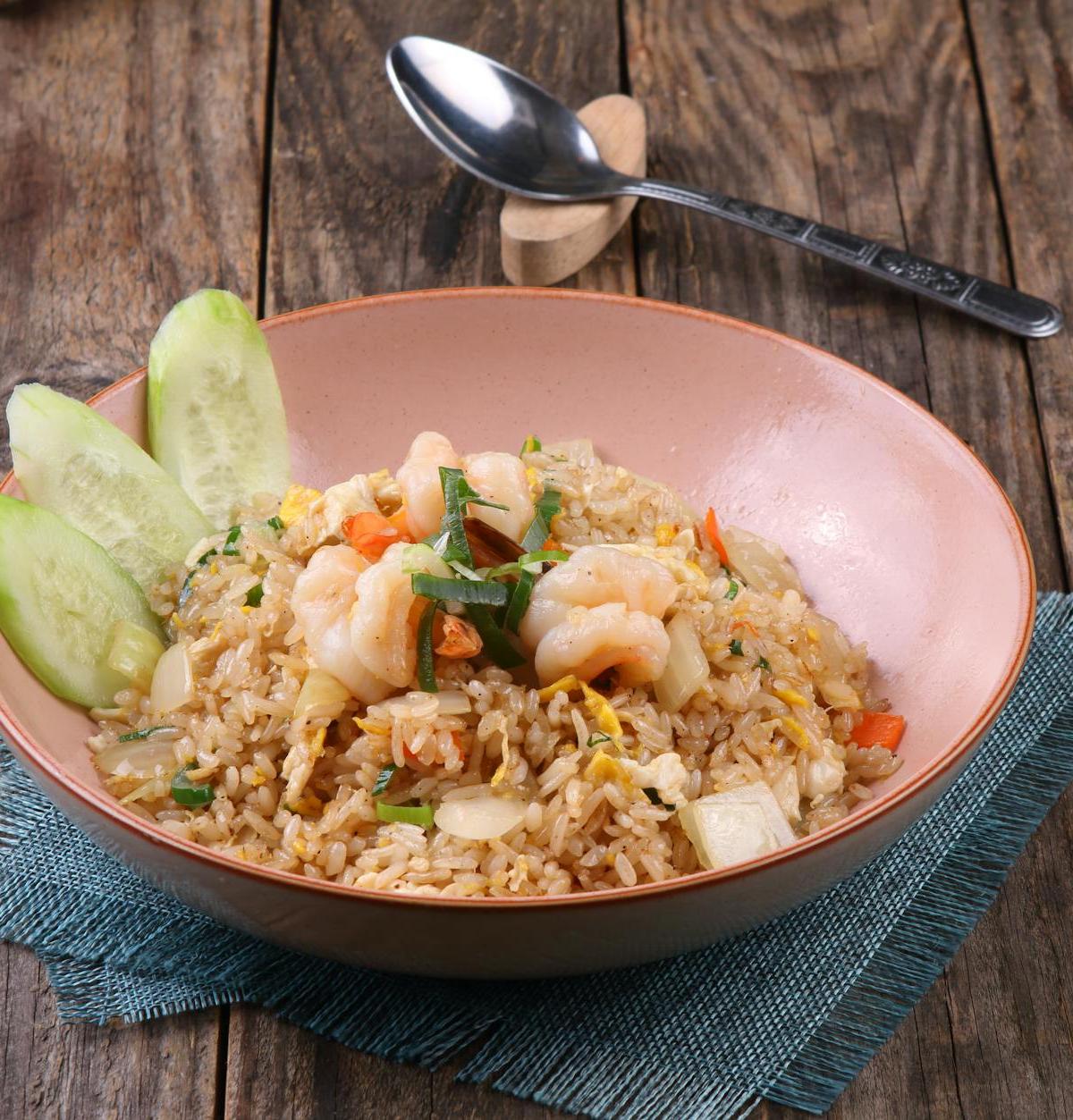 Korean Shrimp Fried Rice