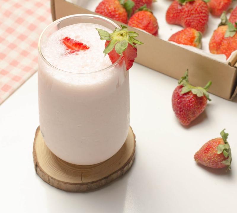 Korean Strawberry Milk