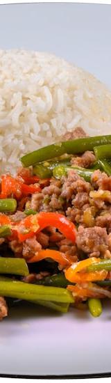 Laab Khua (Dry Curry Pork)