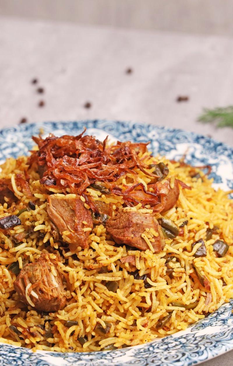 25-Min Lamb & Bean Rice Skillet