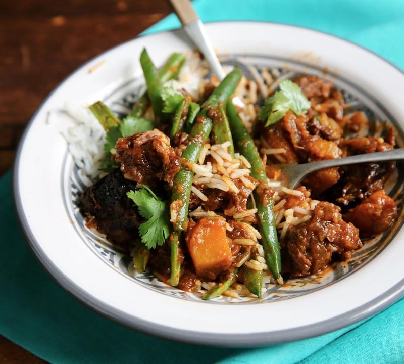 20-Min Lamb & Bean Rice