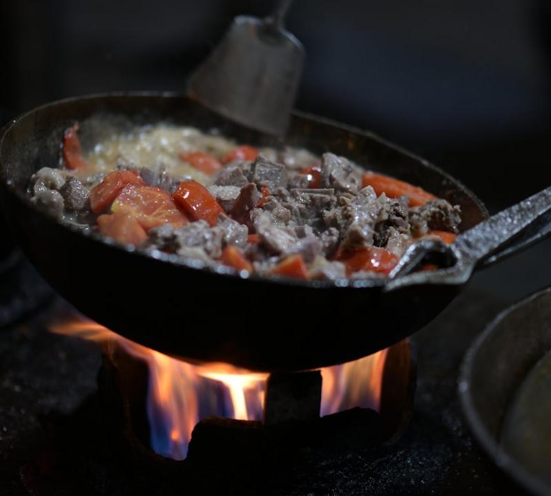 25-Min Lamb Güveç with Tomato & Peppers