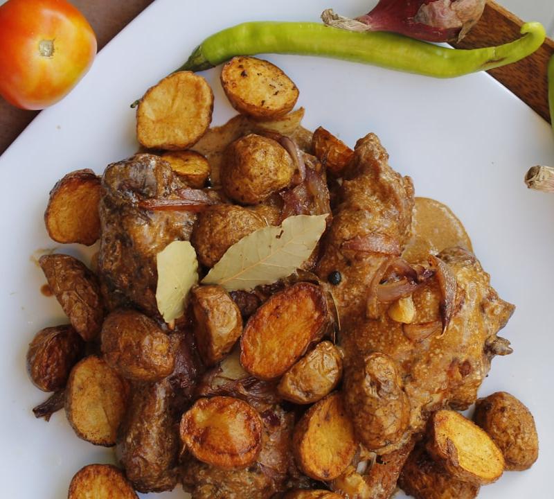 25-Min Lamb Korma with Crispy Potatoes
