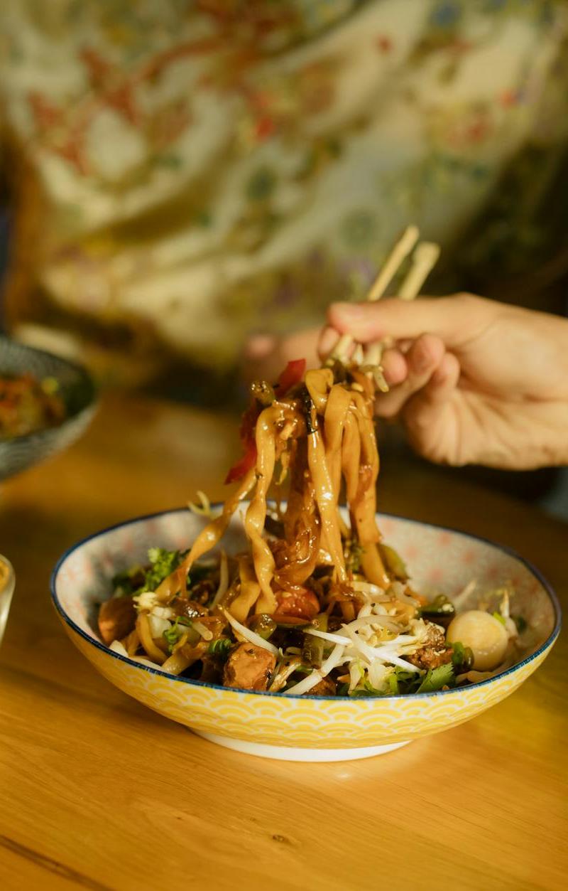 Lamb Laghman with Hand-Pulled Noodles