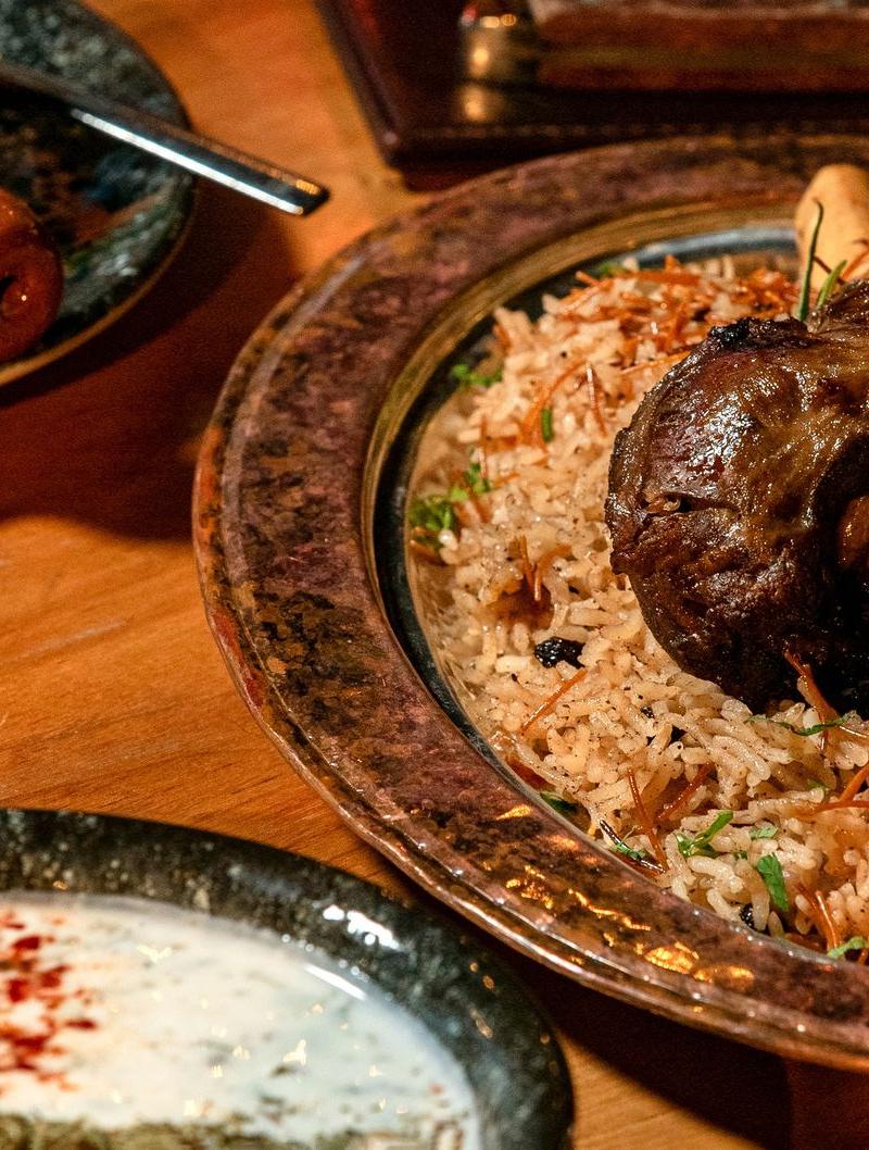 20-Min Lamb Madfoon with Yogurt & Broth