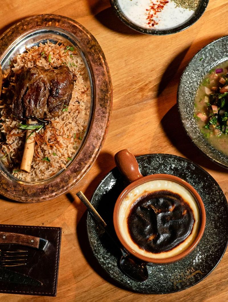 25-Min Lamb Madfoon with Yogurt & Salad