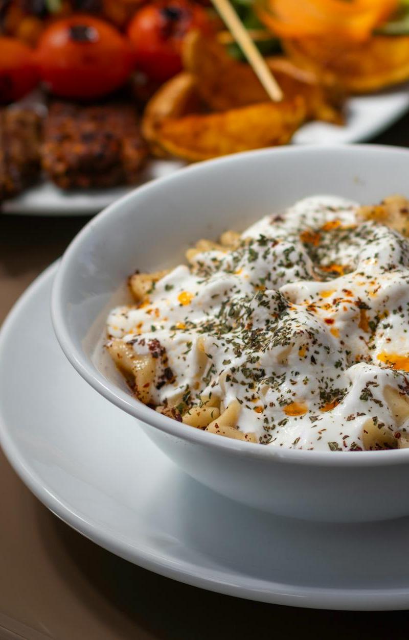 Lamb Manti with Yogurt & Chili Oil