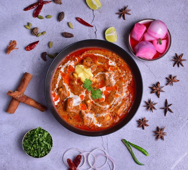 20-Min Lamb Rogan Josh with Pickled Onions