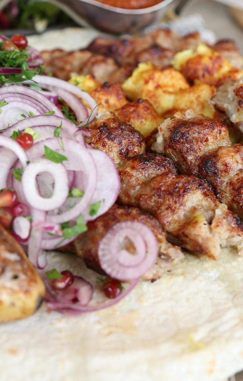 20-Min Lamb Shish Kebab Platter