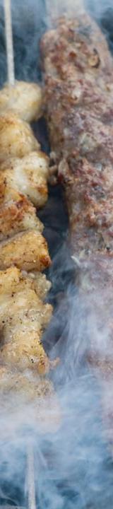 Lamb Shish Kebab with Spiced Rice