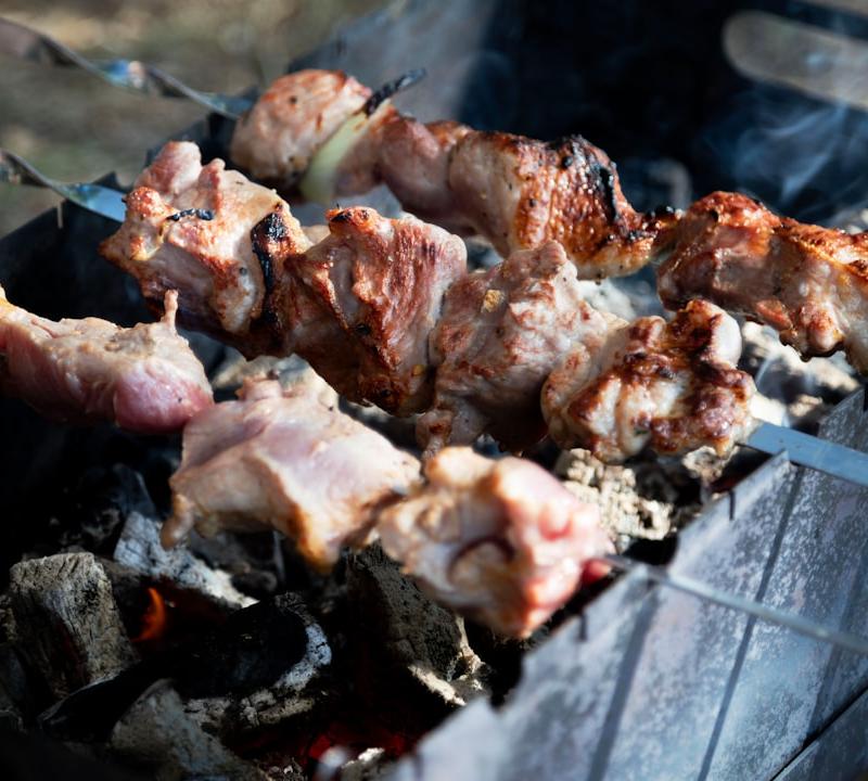 25-Minute Lamb Souvlaki with Lemon & Herbs