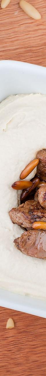 Lamb-Topped Hummus