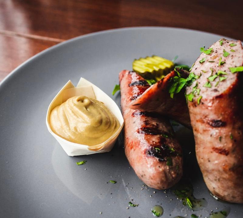 Landjäger Plate — German Sausage & Sides