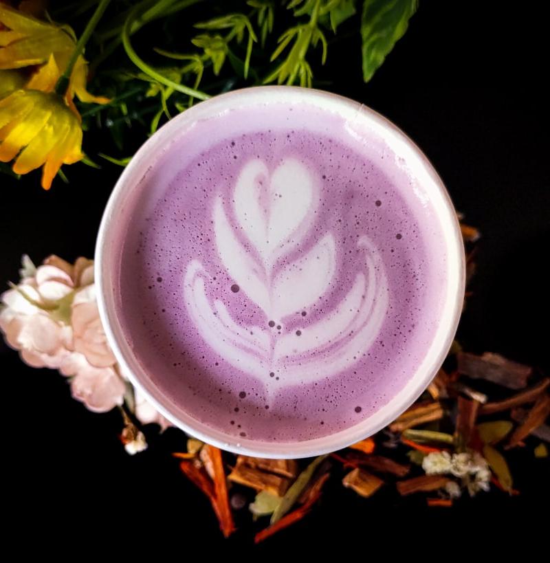Lavender Honey Latte