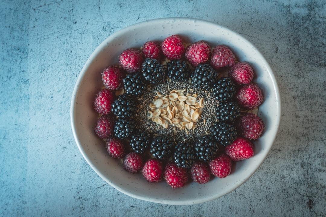 Layered Berry Chia Overnight Oats