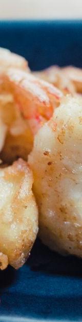 Layered Yellow Potato and Shrimp Appetizer