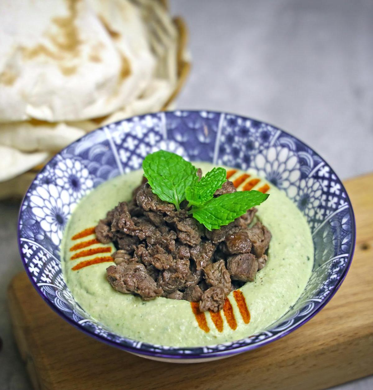 Lebanese Fatteh with Lamb