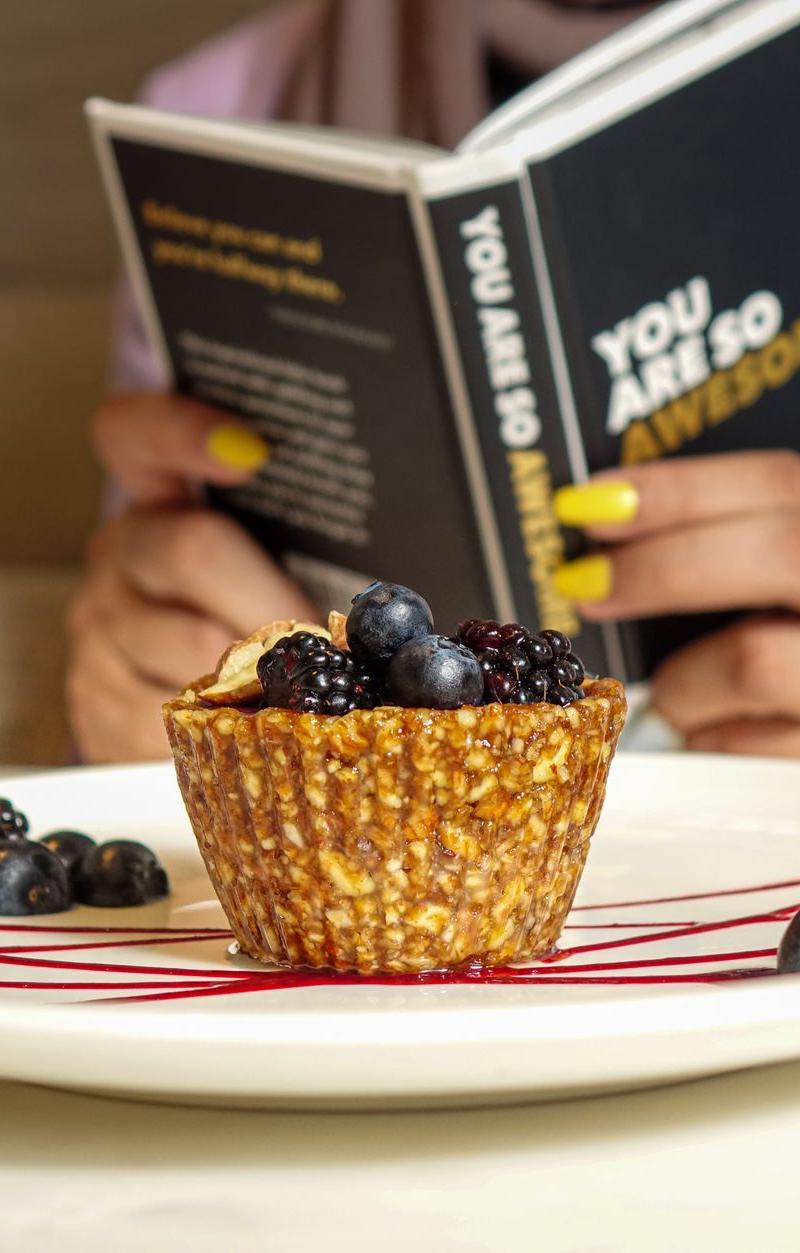 Lemon Blueberry Baked Oats