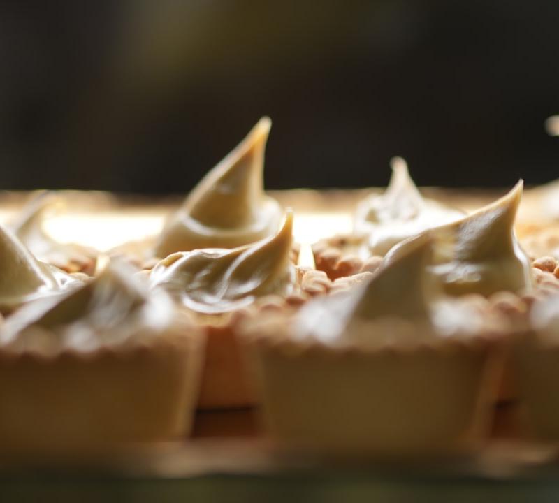 20-Min Lemon Curd Tarts with Torched Meringue