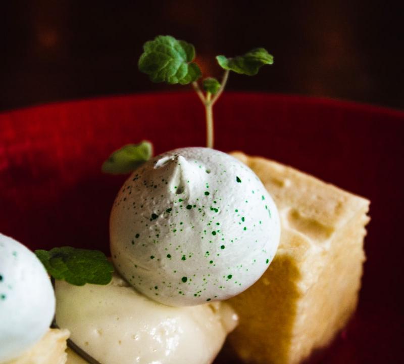 10-Min Lemon Curd & Torched Meringue