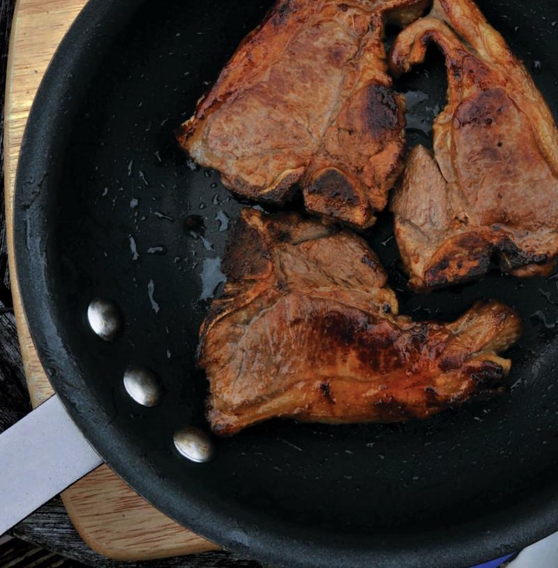 Lemon-Garlic Lamb Chops