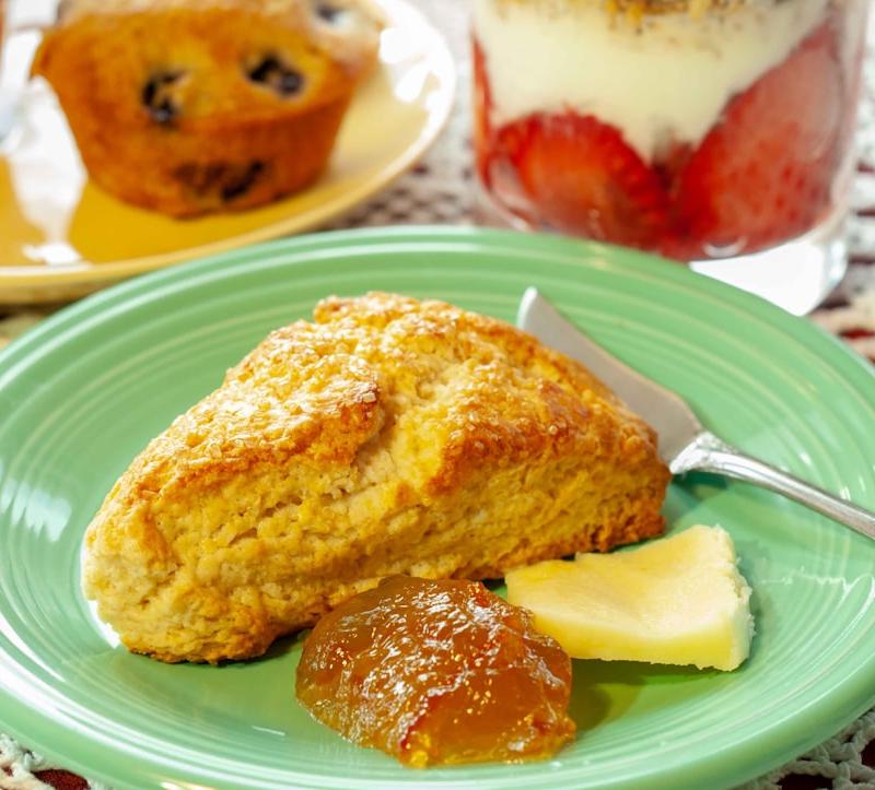 Lemon Glazed Scones