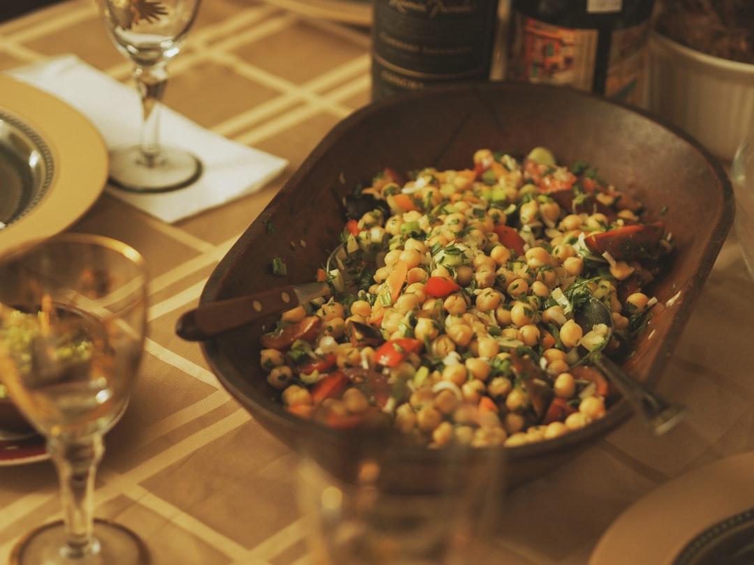 Lemon Herb Chickpea Salad
