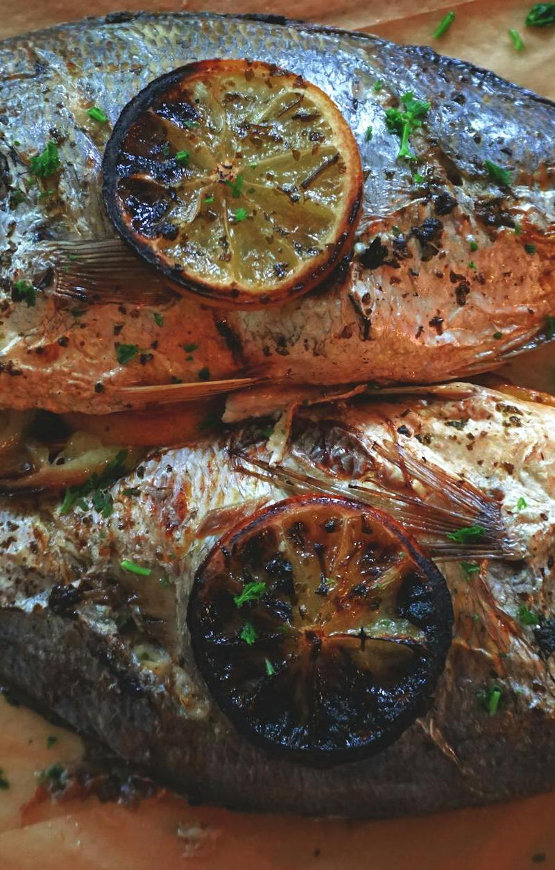 15-Minute Lemon Herb Grilled Sea Bream